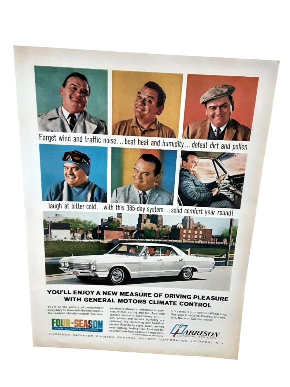 1966 Buick LeSabre GM Harrison Four Season Climate Control Vintage Ad